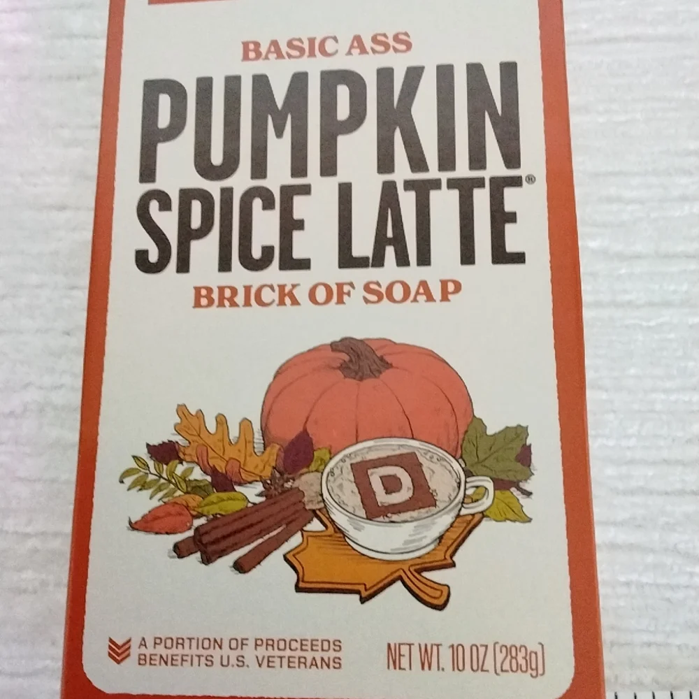 Duke Cannon Pumpkin Spice Latte Scented 10 Ounce Soap Bartripled Milled New